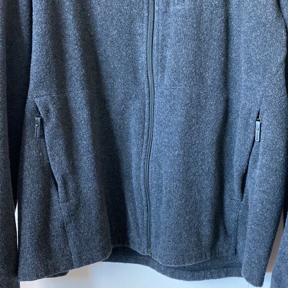 Smartwool Dark Grey Wool Blend Full Zip Jacket Size: XL - Picture 8 of 11